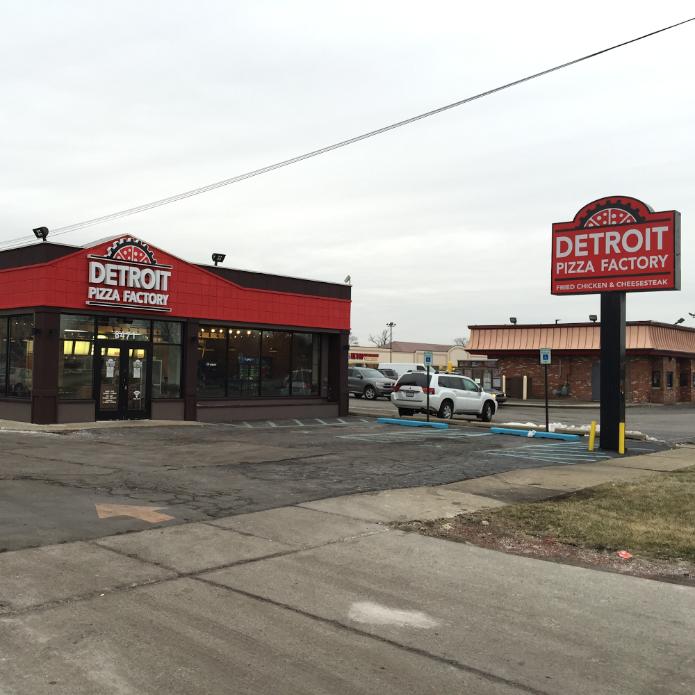 Detroit Pizza Factory #1 (Near Joy Rd) in Dearborn Heights