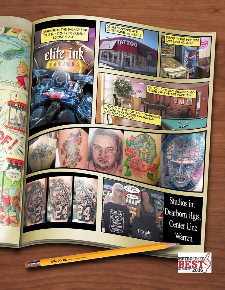 Elite Ink Tattoo Studios in Dearborn Heights