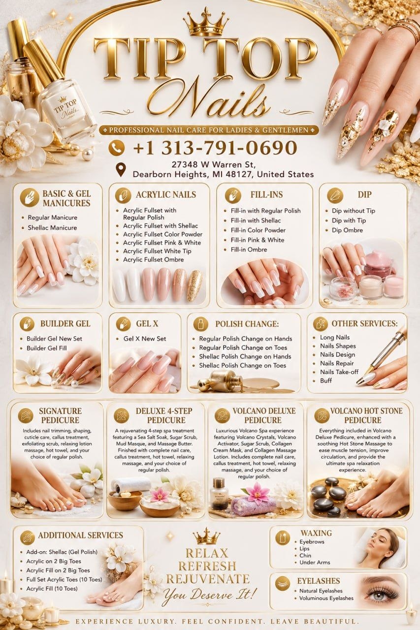 Tip Top Nails in Dearborn Heights